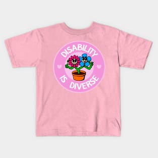 Disability Is Diverse - Disabled Awareness Kids T-Shirt